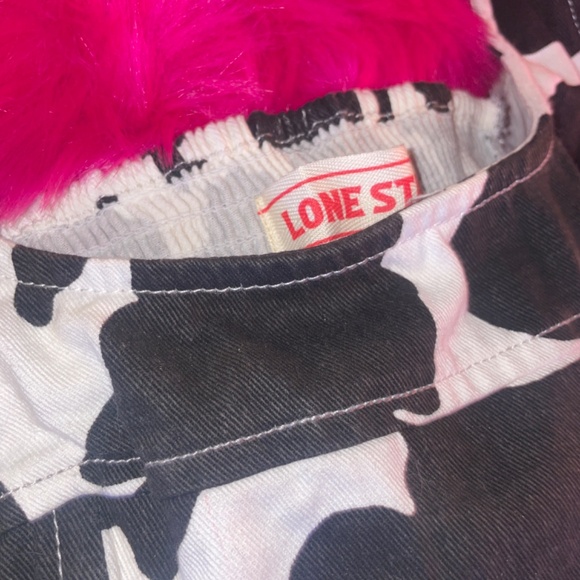 Cow print corset crop top - Picture 2 of 3